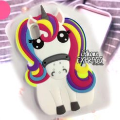 New Hot 3D Silicone Soft Rainbow Unicorn Case