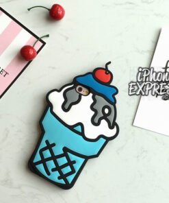 Fashion 3d Icecream soft silicon iPhone back cover