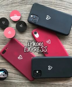 Alternative view of New Hot Black and Maroon silicon soft cases for iPhones with free matching POPHOLDER