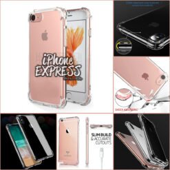 Transparent Anti shock Anti Knock iPhone Silicon Case with Tough Edges