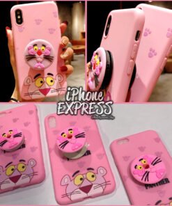 New PinK Panth er Case with Free Grip
