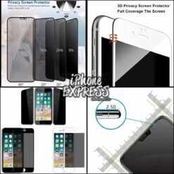 Anti SPY privacy edge to edge Durable High Quality Tempered Glass Protectors