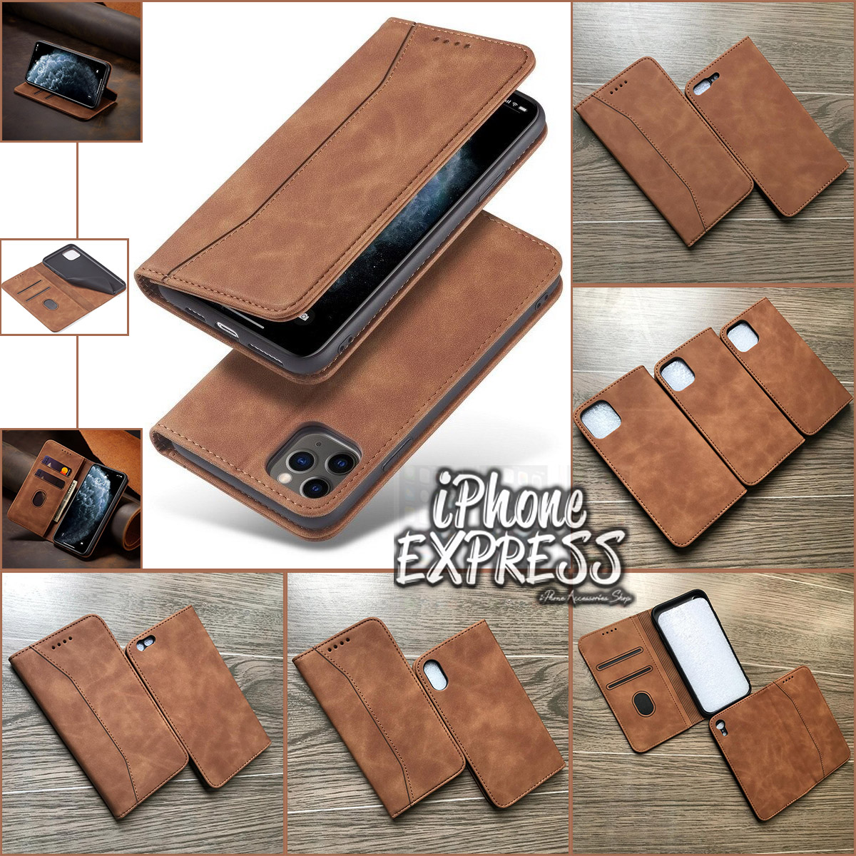 Leather Flip Case 