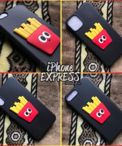 3d French Fries on silicon protective soft case in Pakistan for iPhones