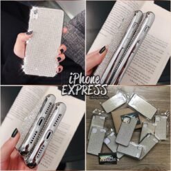 Luxury Bling Rhinestones Silver iPhone Case in Pakistan
