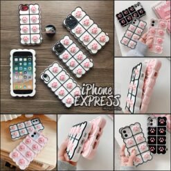 3D Soft Silicon CatPaw PopIT iPhone case cover
