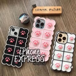 Alternative view of 3D Soft Silicon CatPaw PopIT iPhone case cover