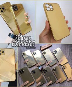 Electroplated Golden Mirror iPhone case
