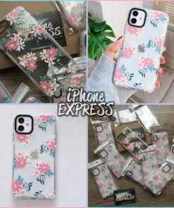 New Thick Transparent Highly Protective Exquisite Silicon Floral Case