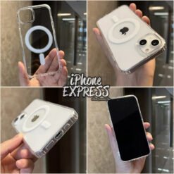 Best selling iPhone Case Compatible with MagSafe High Quality Crystal Clear Antishock Transparent iPhone silicon soft sides Case with acrylic back