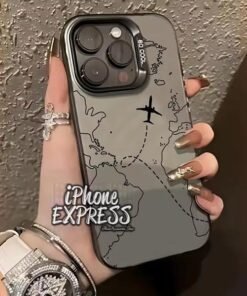 Alternative view of Journey Awaits TravelMap Print Case for iPhones in Pakistan