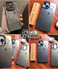 Journey Awaits TravelMap Print Case for iPhones in Pakistan